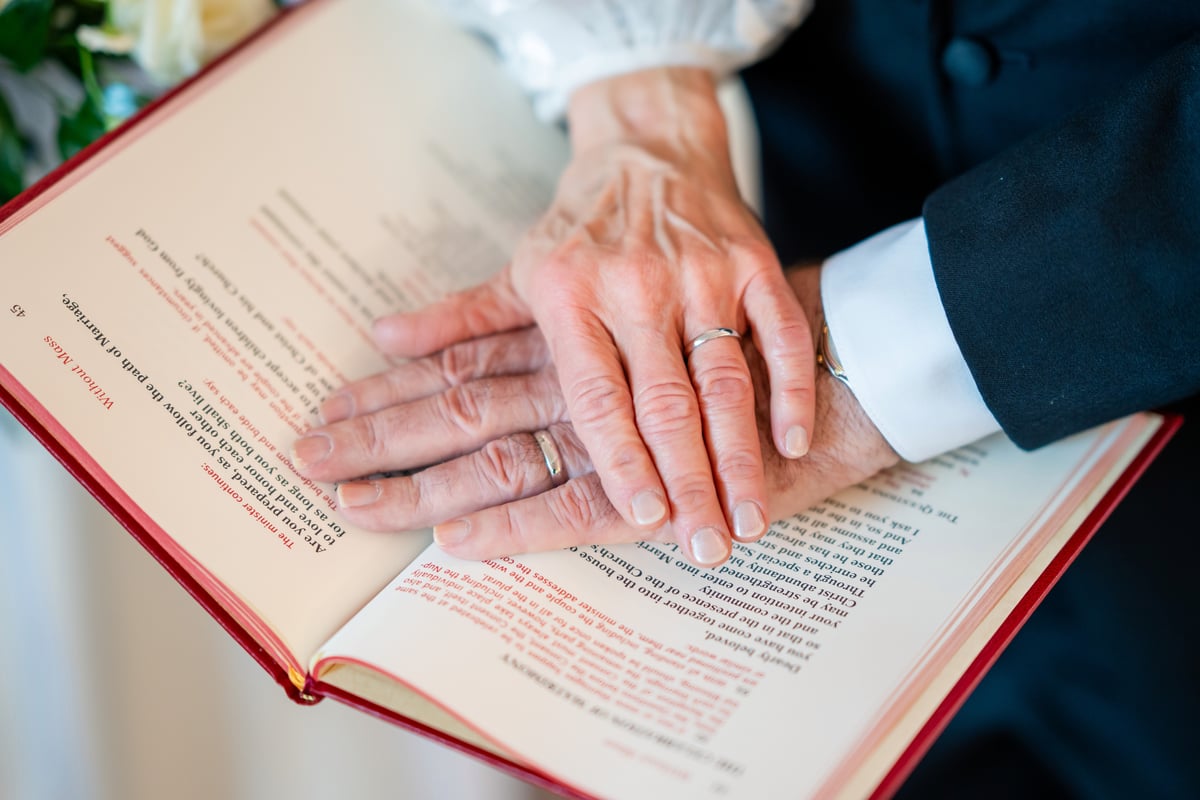 Linda & George wedding photo 13 at St. Joan of Arc Catholic Church, 370 SW 3rd St, Boca Raton, FL 33432